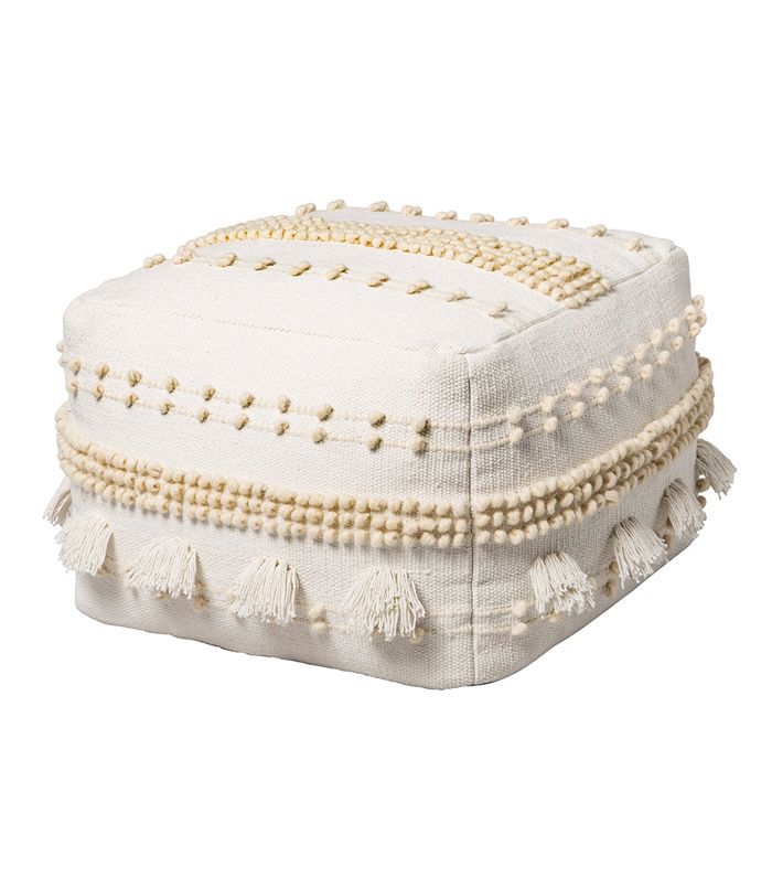 目标鹦鹉蒲团中性质感流苏