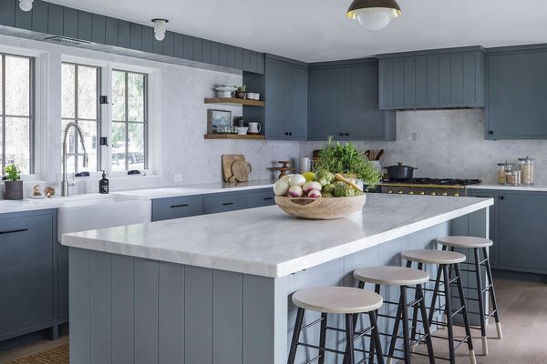 厨房里的层压地板