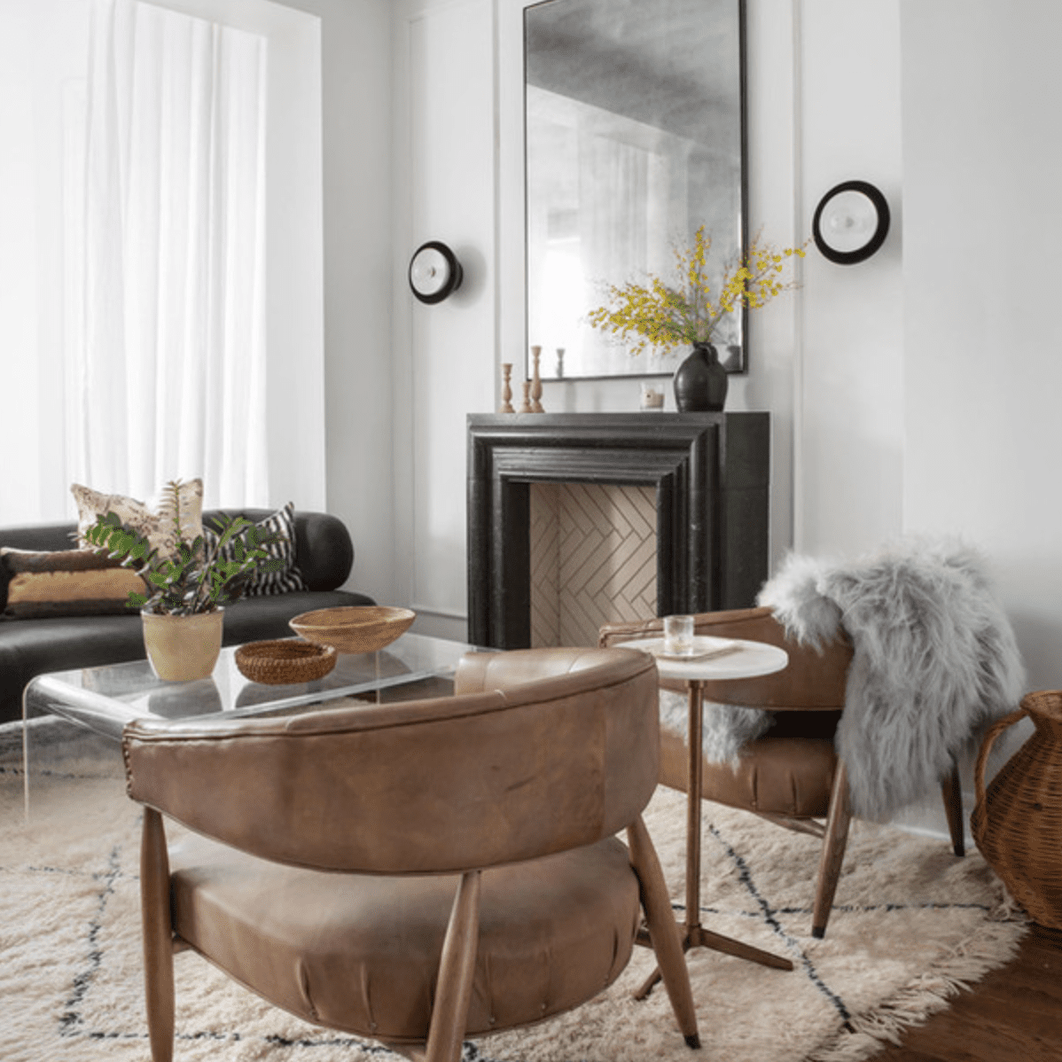 内部用独特砖块砌成的壁炉