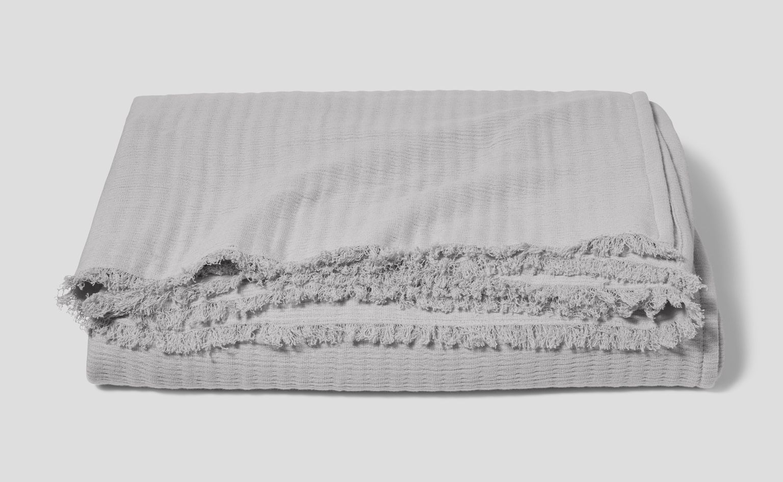 Casper crincle Throw in Gray