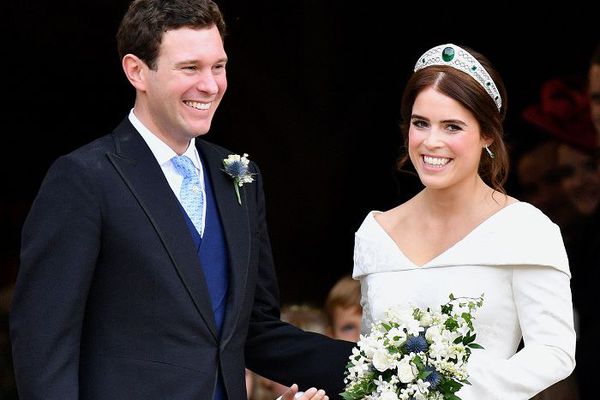 公主Eugenie和杰克Brooksbank