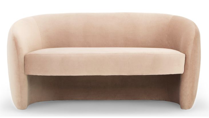 米兰达脸红天鹅绒沙发kardiel