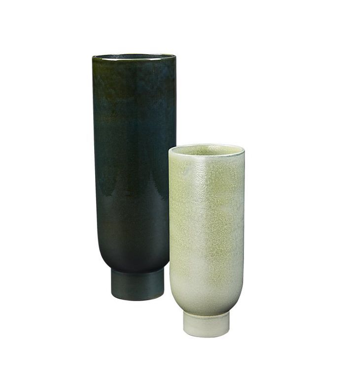 天篷大深绿色花瓶