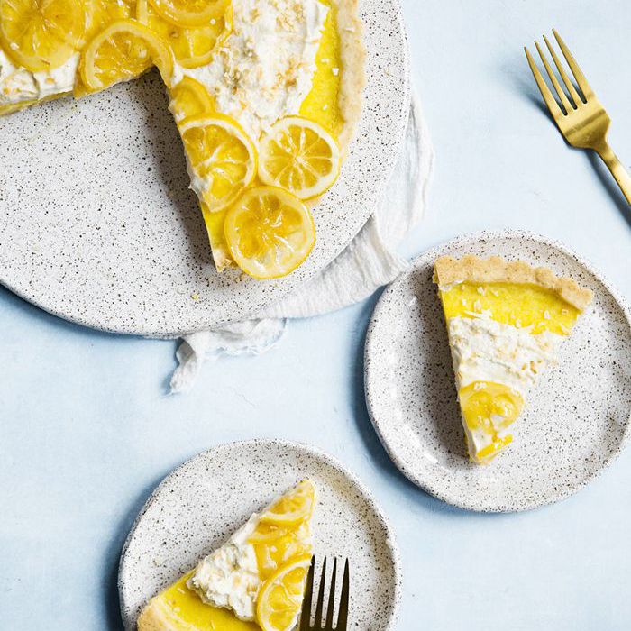 夏季甜点食谱:柠檬椰子挞