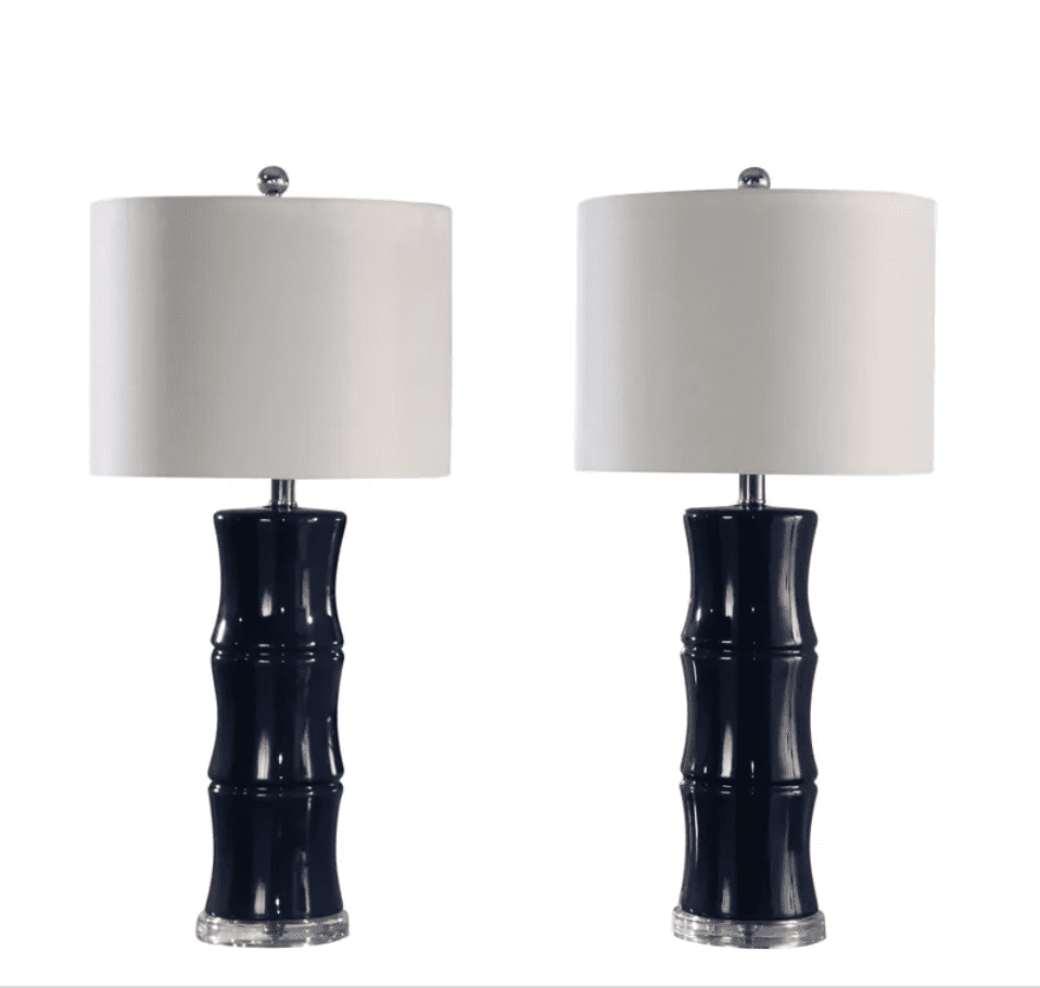 雅文顿新加坡海军陶瓷30寸台灯＂class=