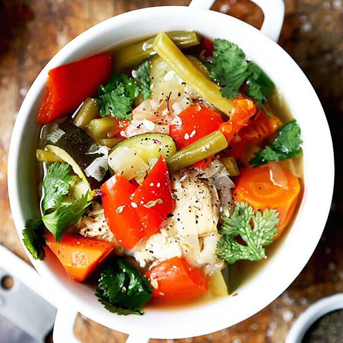 酮Crockpot食谱 - 慢炖锅鸡汤