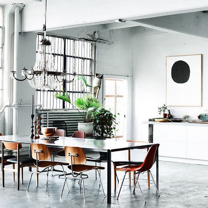 厨房与工业设计的房子