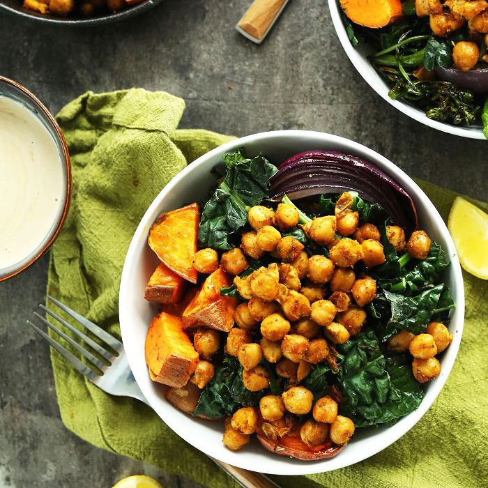 红薯鹰嘴豆佛碗