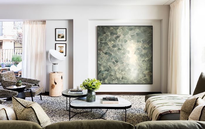 客厅配色方案 - 绿色