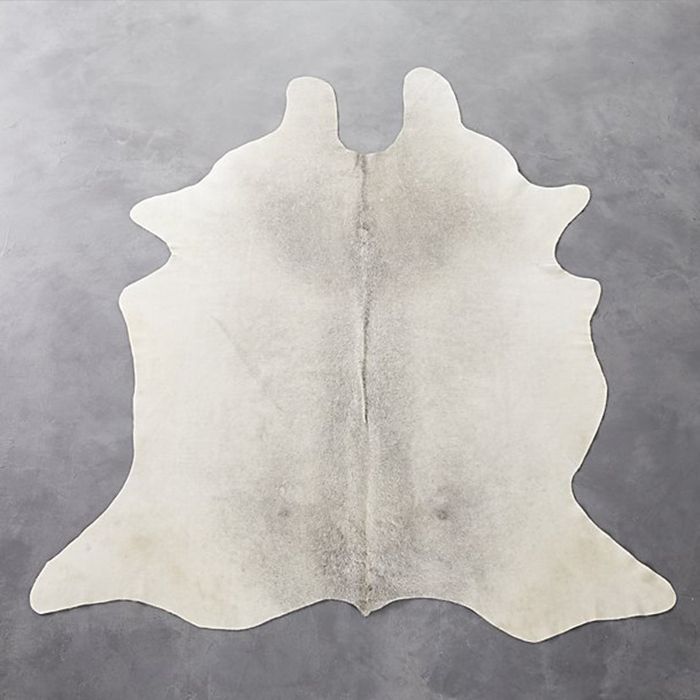 CB2牛皮灰色地毯