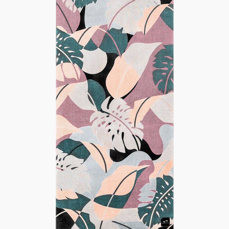 Mahina Leaf Print Beach Towel