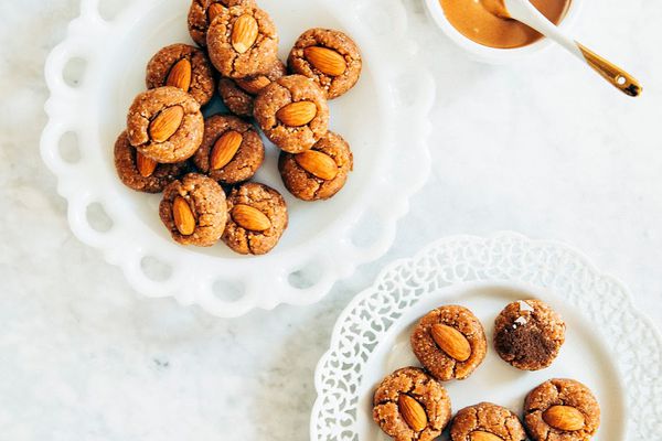 没有烘烤花生酱饼干“class=