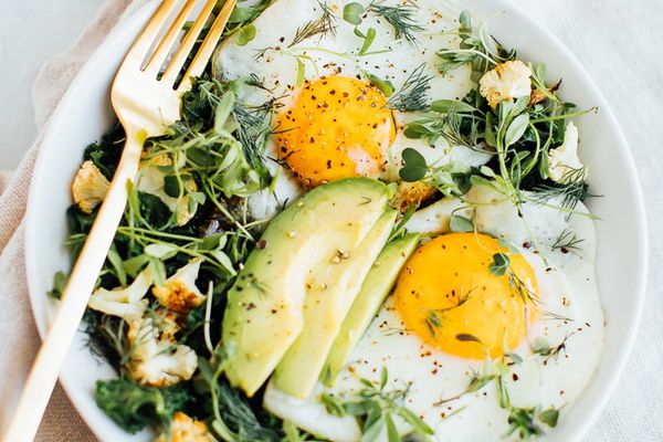 Egg and Greens Bowl aka Sautéed Breakfast Salad
