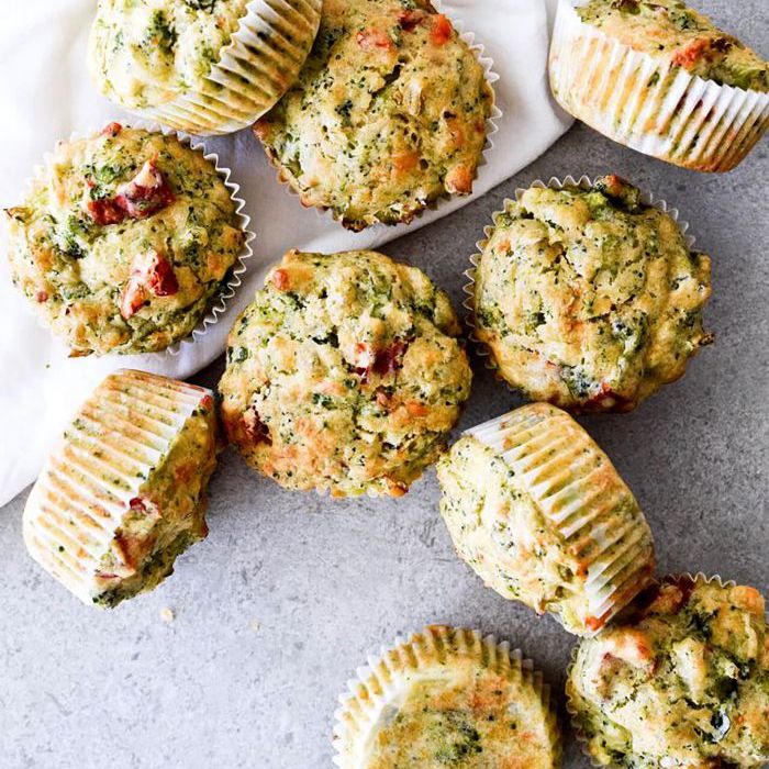 酮松饼配方-橄榄油西兰花松饼