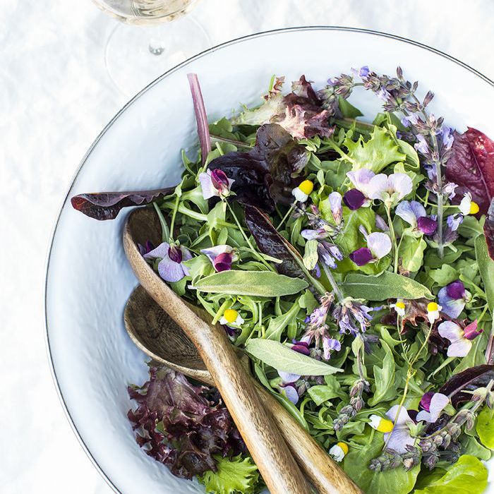 豌豆花沙拉 - 夏季健康菜肴
