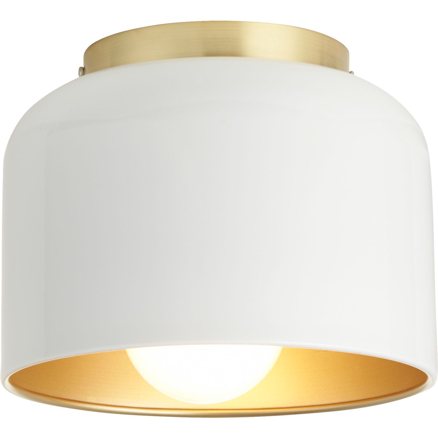 钟白色齐平安装灯