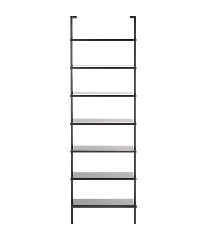 楼梯黑96”Wall Mounted Bookcase