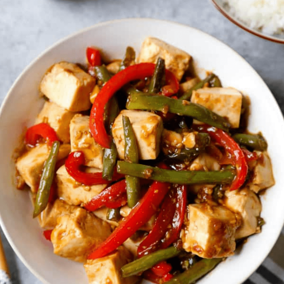 蜂蜜姜豆腐炒