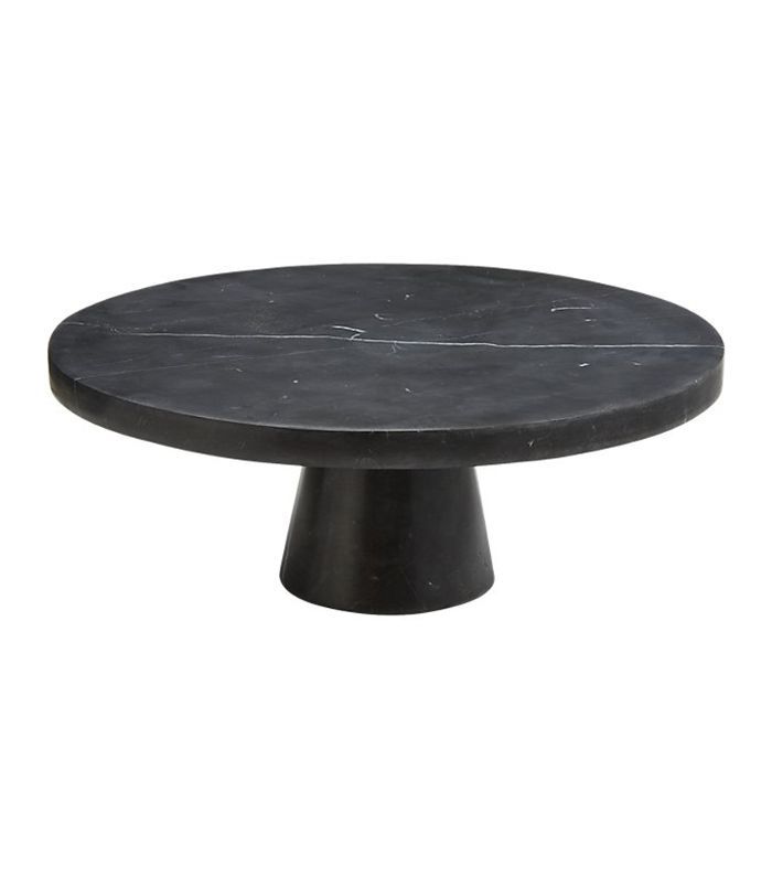 马歇尔黑色大理石蛋糕架