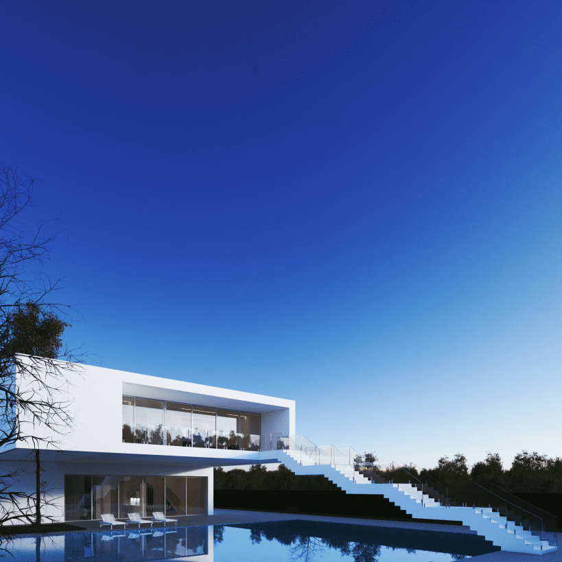 意大利都灵的现代楼梯屋