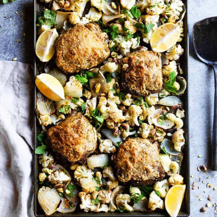 酮烤盘食谱 -  Za'atar鸡大腿