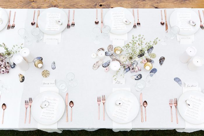 汉普顿的晚宴-餐桌布置