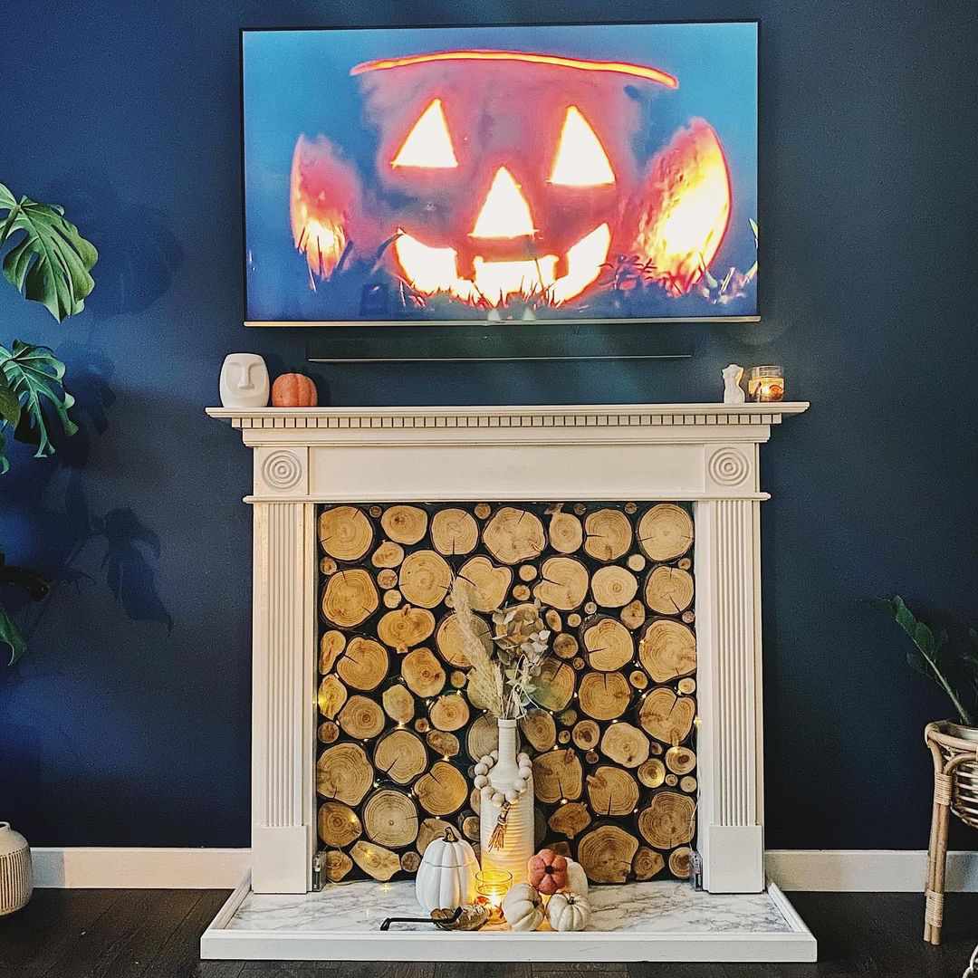南瓜壁炉