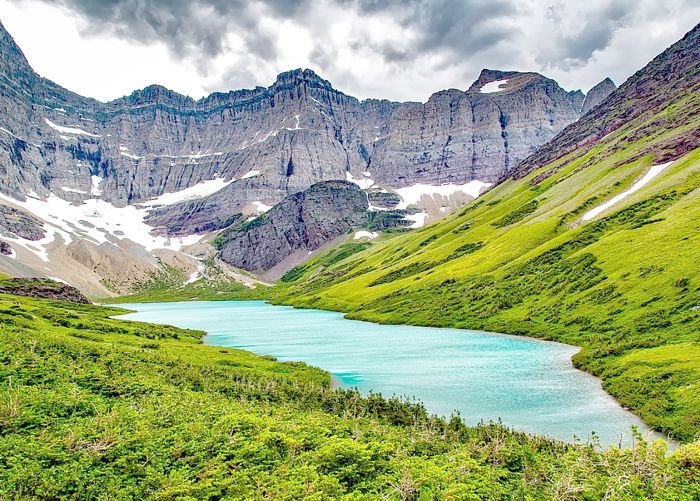 冬季公路旅行 - 冰河国家公园