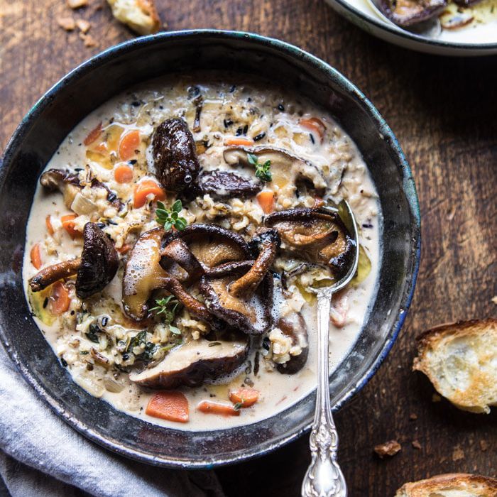 慢炖锅奶油野生米汤