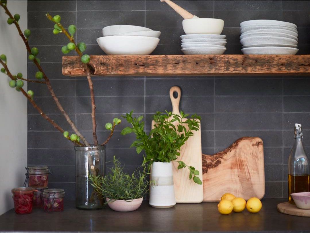 开放式货架厨房理念