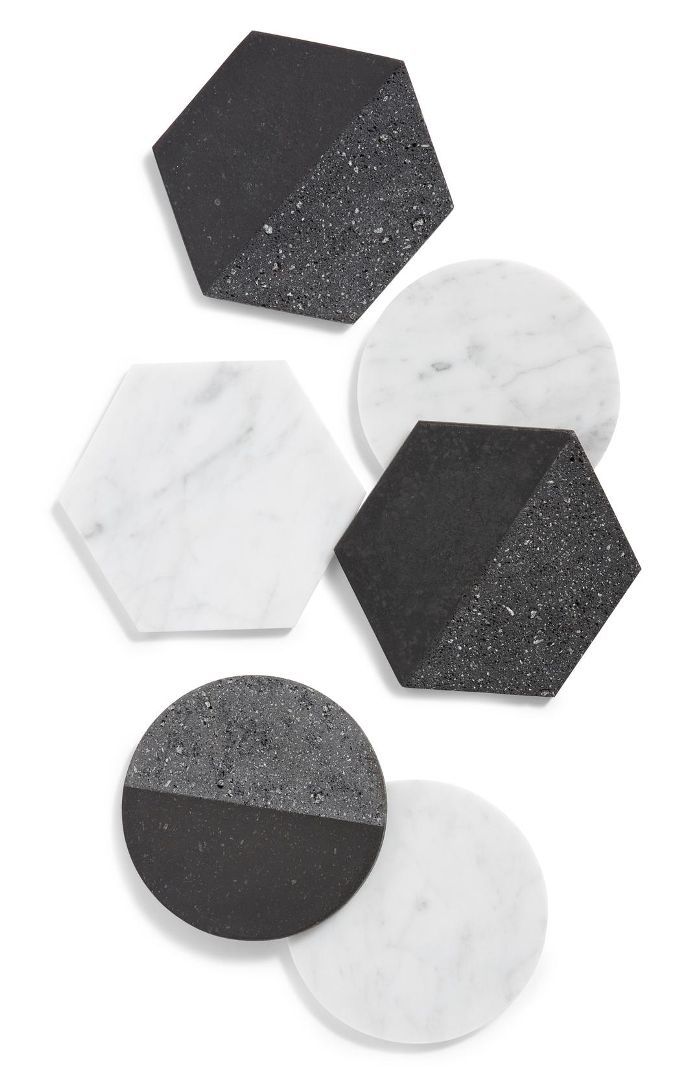 公民的La彼德拉集6个杯垫