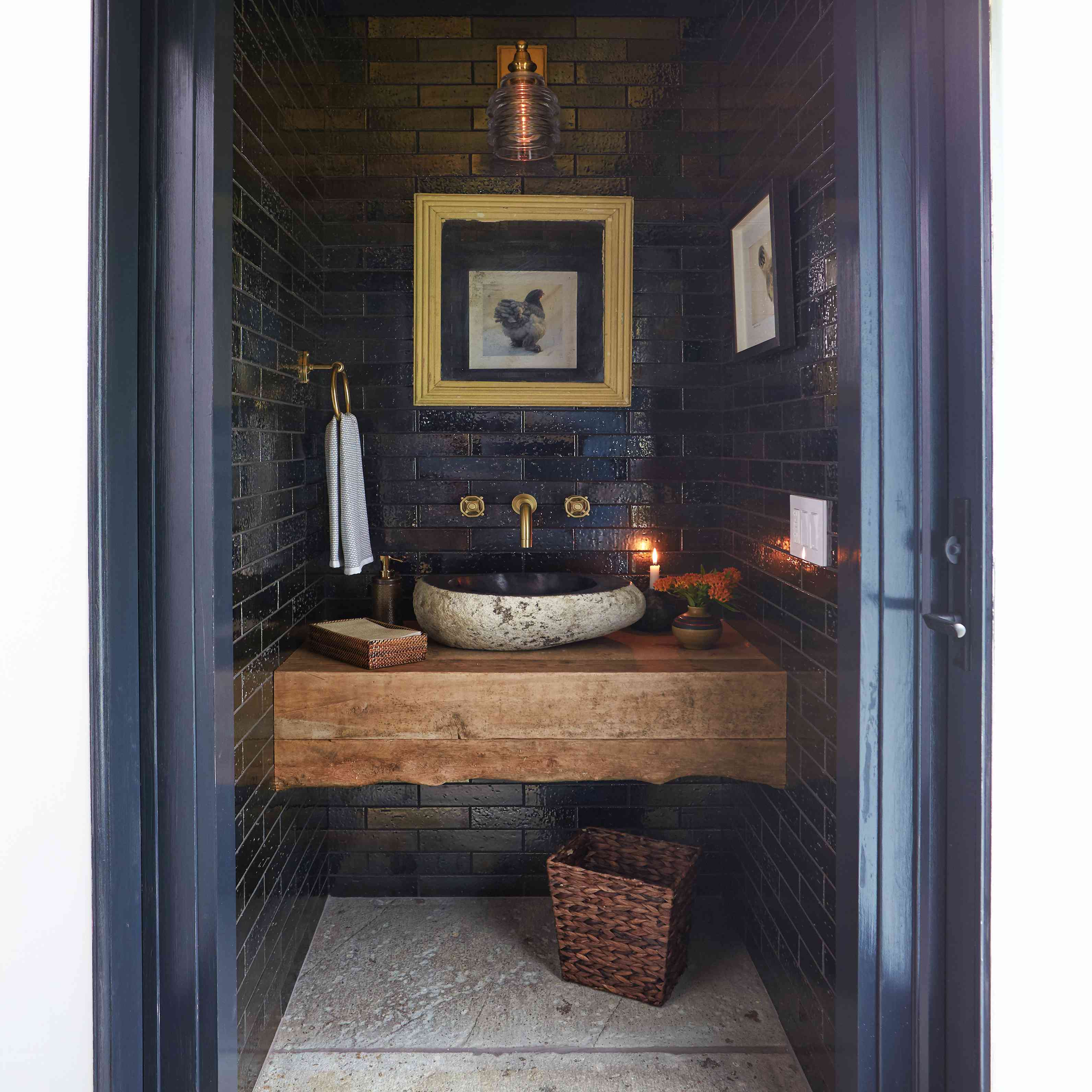 农舍浴室的想法