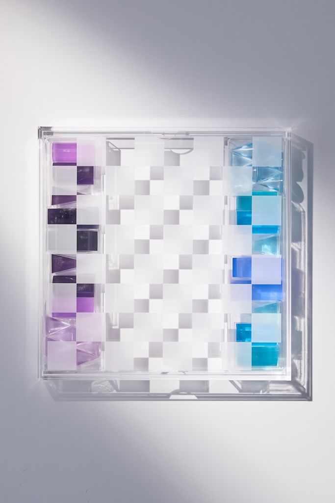 Urban Outfitters Acrylic Chess Game