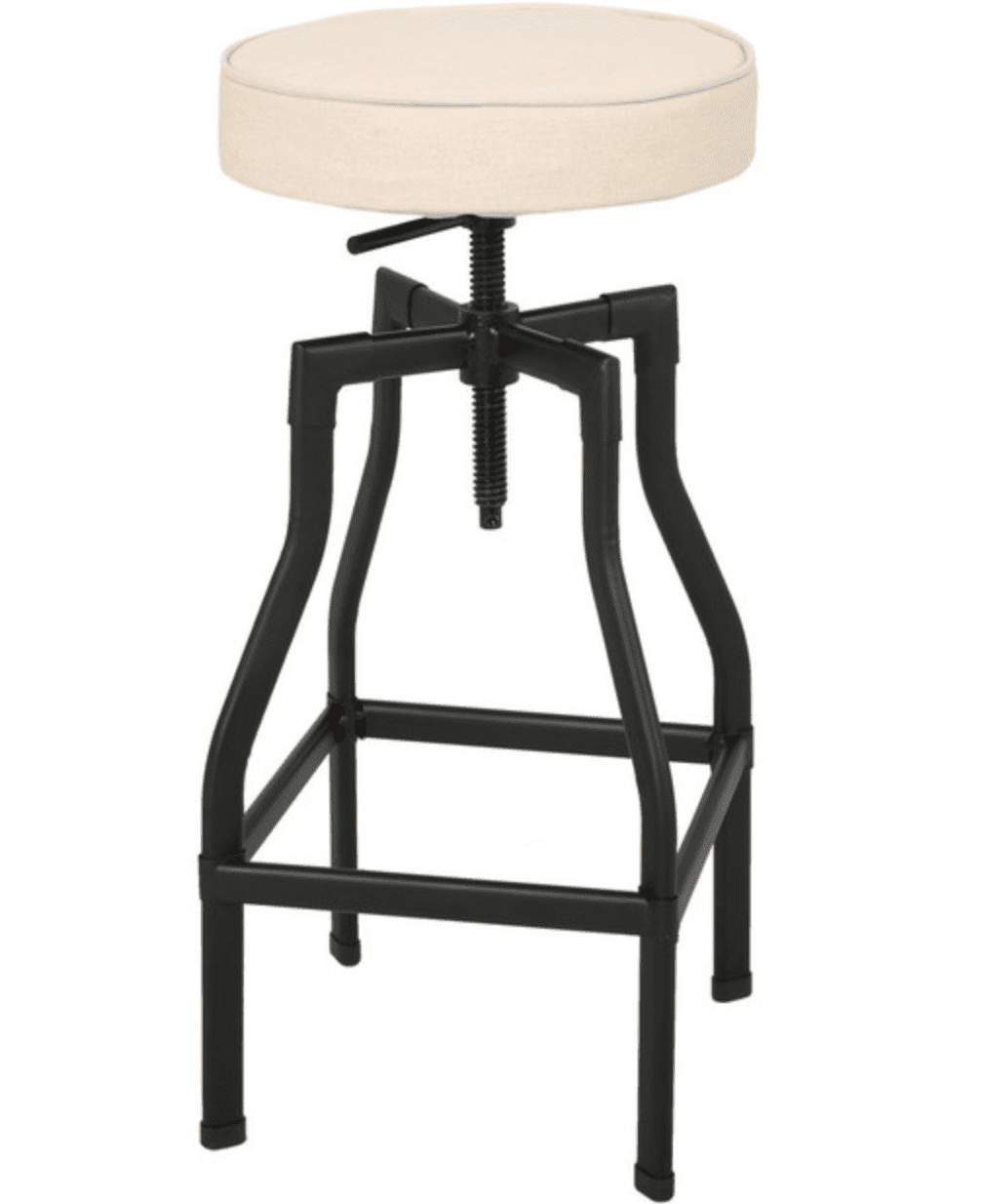 GDF工作室玛丽娜可调节的织物高脚凳