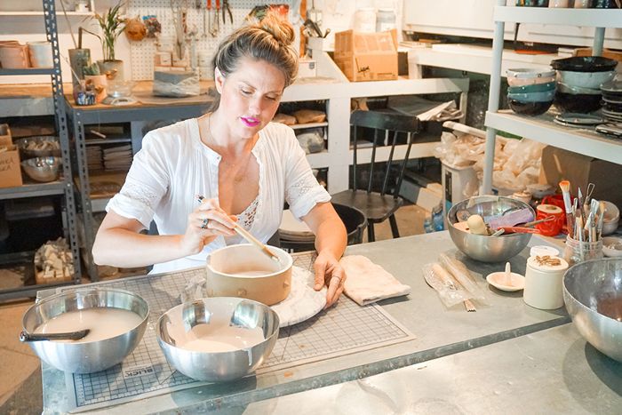 手工制陶力士爱神