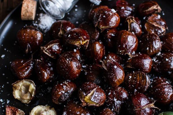 如何烤栗子-咸咖啡黄油烤栗子