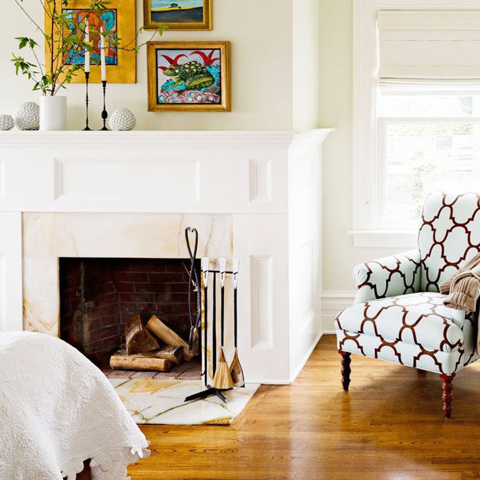 一个舒适的壁炉