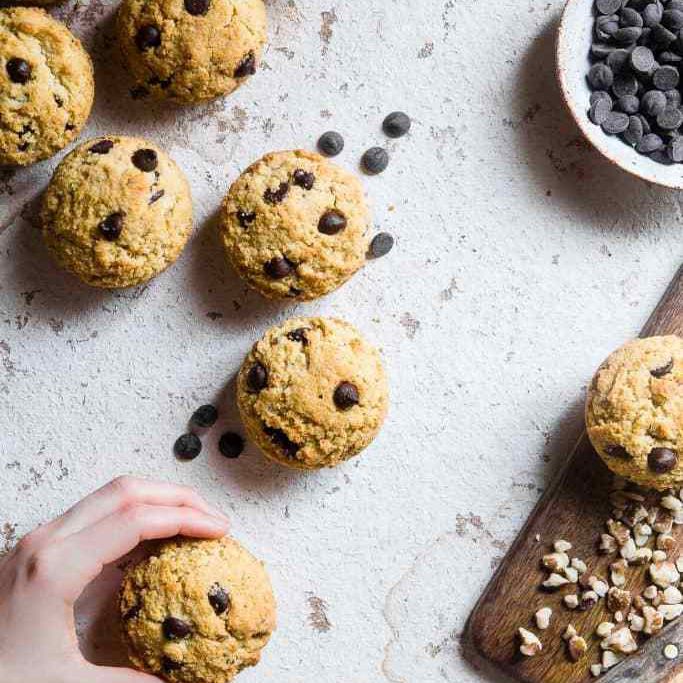 黑胡桃巧克力脆皮酮松饼