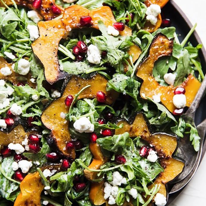 枫糖烤南瓜沙拉