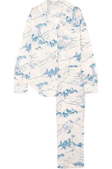 印花棉质睡衣套装