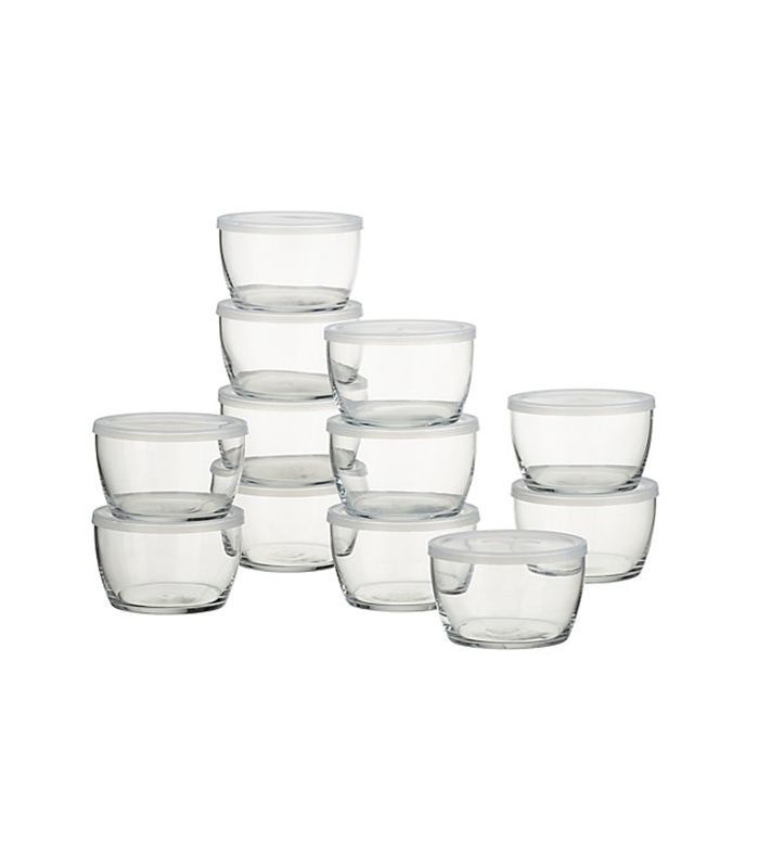 利比设置12带盖碗清除盖