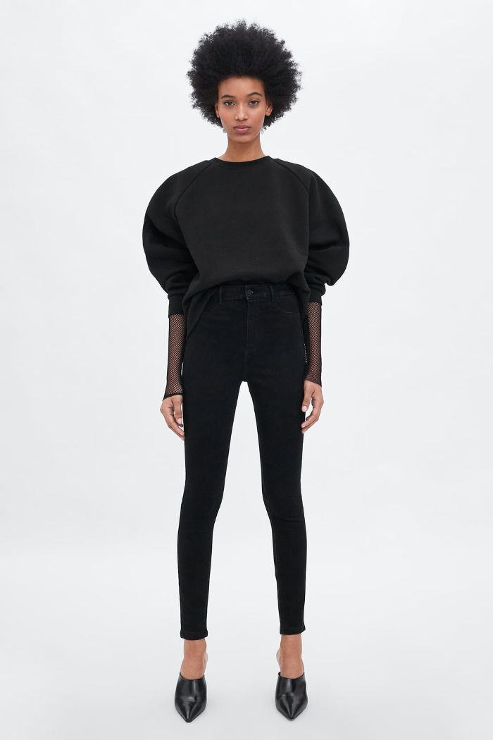 扎拉嗨崛起超弹力Jeggings