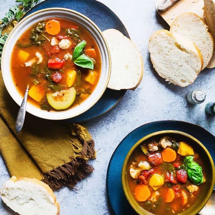 酮Crockpot食谱 - 简易自制Crockpot蔬菜汤