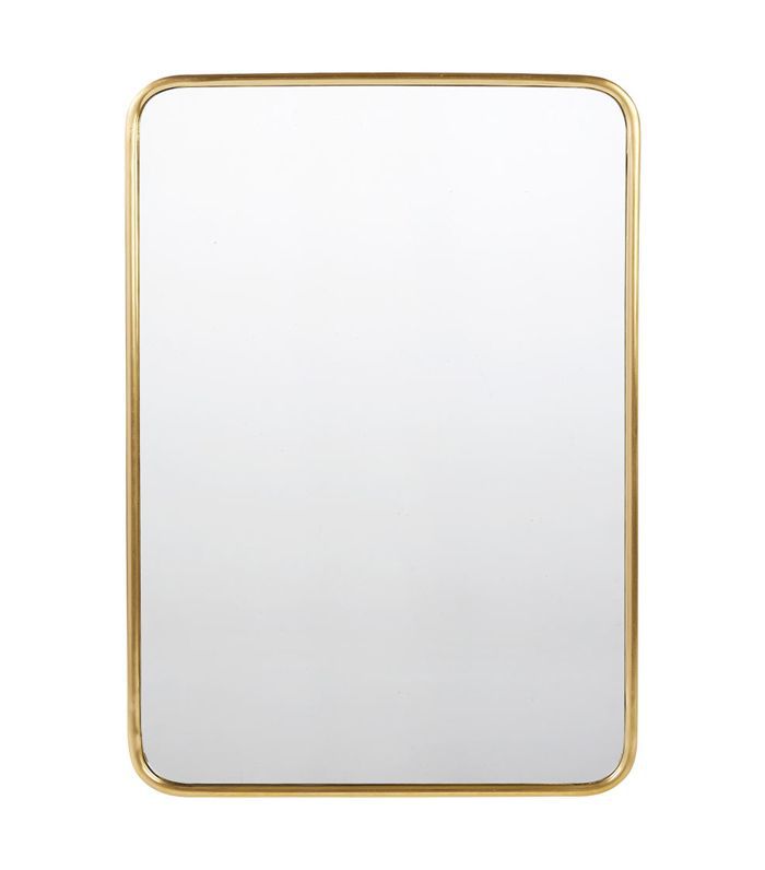 回春圆角矩形金属框架镜