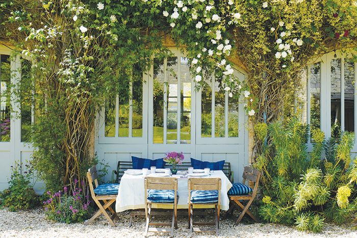 英国乡村户外用餐区