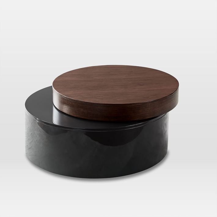 西榆堆积盘收纳咖啡桌