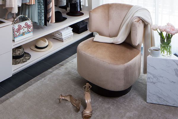 洛杉矶衣柜设计-丽莎亚当斯-鞋储物创意