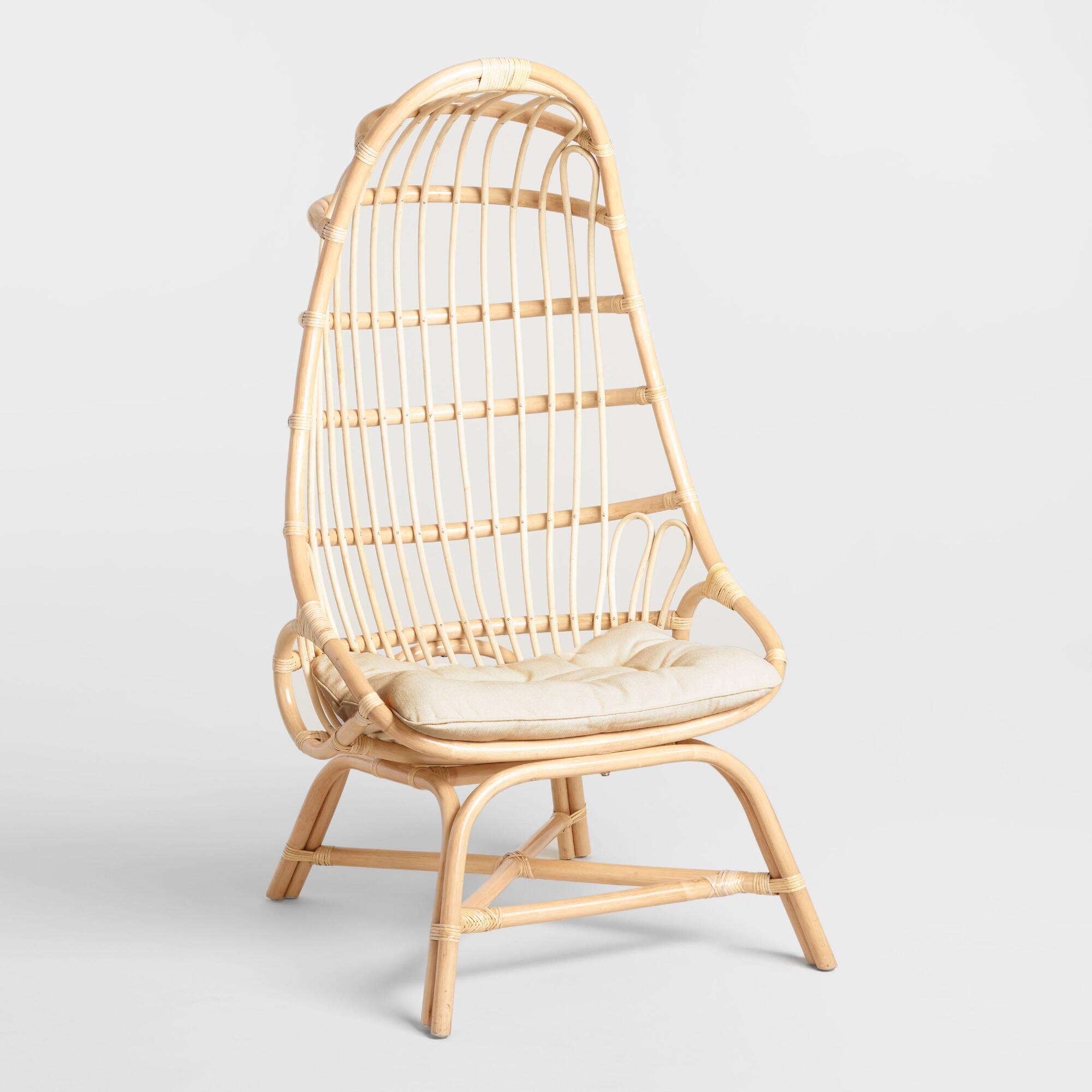 天然藤伦茧椅子靠垫