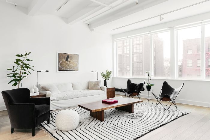 黑与白的主页视频 - 客厅