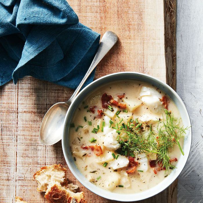 鳕鱼和土豆浓汤